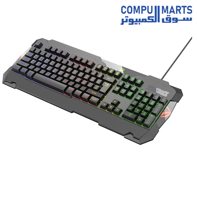 Meetion C505 – 4-in1 Combo Gaming Keyboard, Mouse and Mouse pad with Gaming Headset, Wired LED RGB Backlight for Computer PC - Black - Image 4