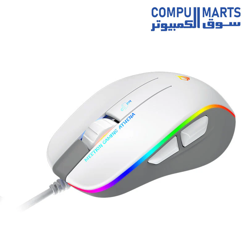 Meetion GM23 2023 RGB Circulation Backlit Wired Gaming Mouse - Image 4