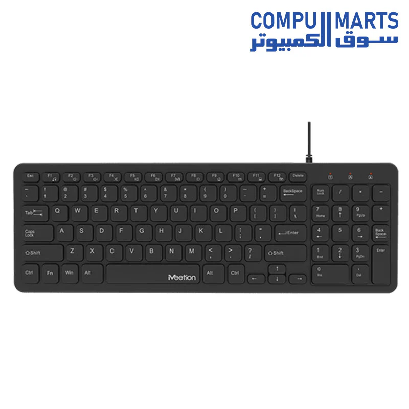 Meetion K410 Ultra Thin Wired Keyboard - Image 3