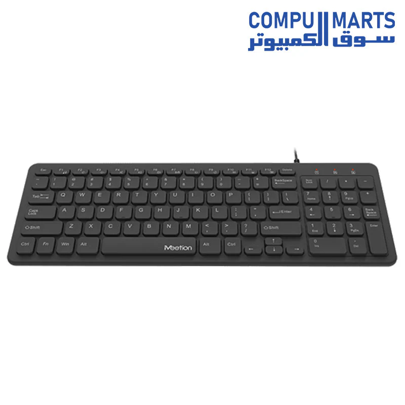 Meetion K410 Ultra Thin Wired Keyboard - Image 6