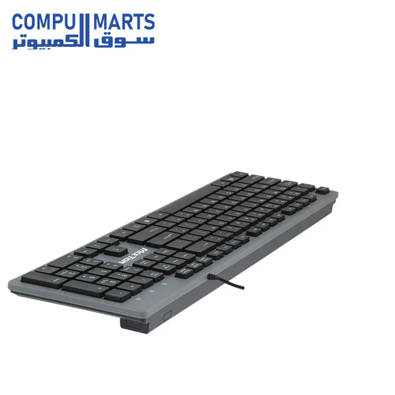 MEETION MT-K841 Wired Office Keyboard, Full 105 Keys, Numeric Keypad, Ultrathin Chocolate Keycaps, Silicone Multimedia - Image 2