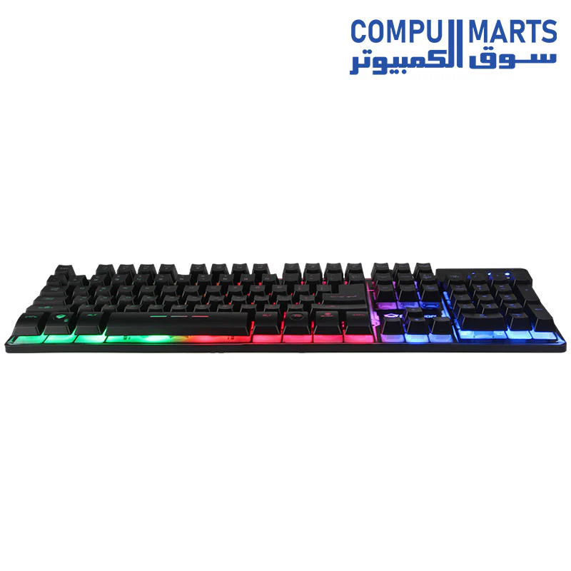 Meetion K9300 Rainbow Arabic Wired Gaming Keyboard - Image 4