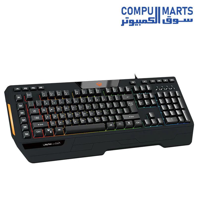 Meetion K9420 RGB Backlit Arabic Wired Gaming Keyboard - Image 2