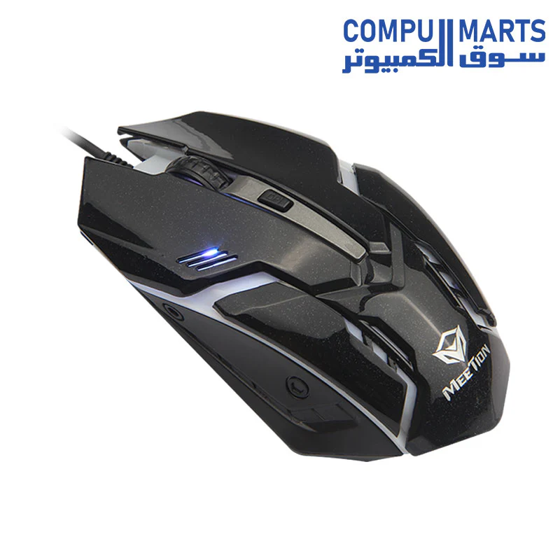 Meetion M371 Backlit Wired Rainbow Gaming Mouse - Image 4