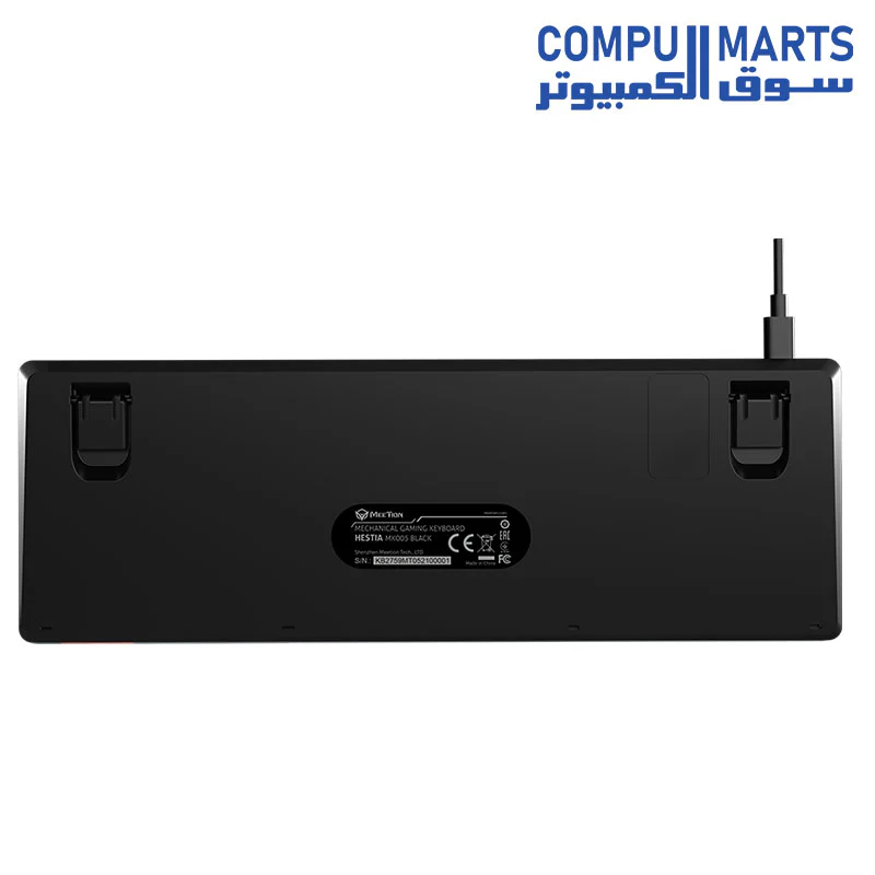 Meetion MK005 60% Blue switch Arabic Wired Mechanical Keyboard - Image 11