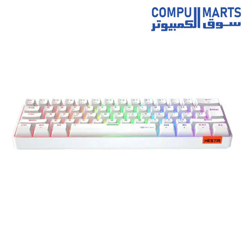 Meetion MK005 60% Blue switch Arabic Wired Mechanical Keyboard - Image 7