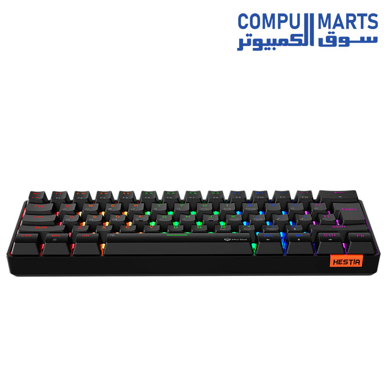 Meetion MK005 60% Blue switch Arabic Wired Mechanical Keyboard - Image 8
