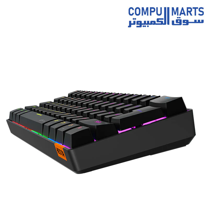 Meetion MK005BT 60% Blue switch Arabic Dual Mode Bluetooth  Mechanical Keyboard - Image 5