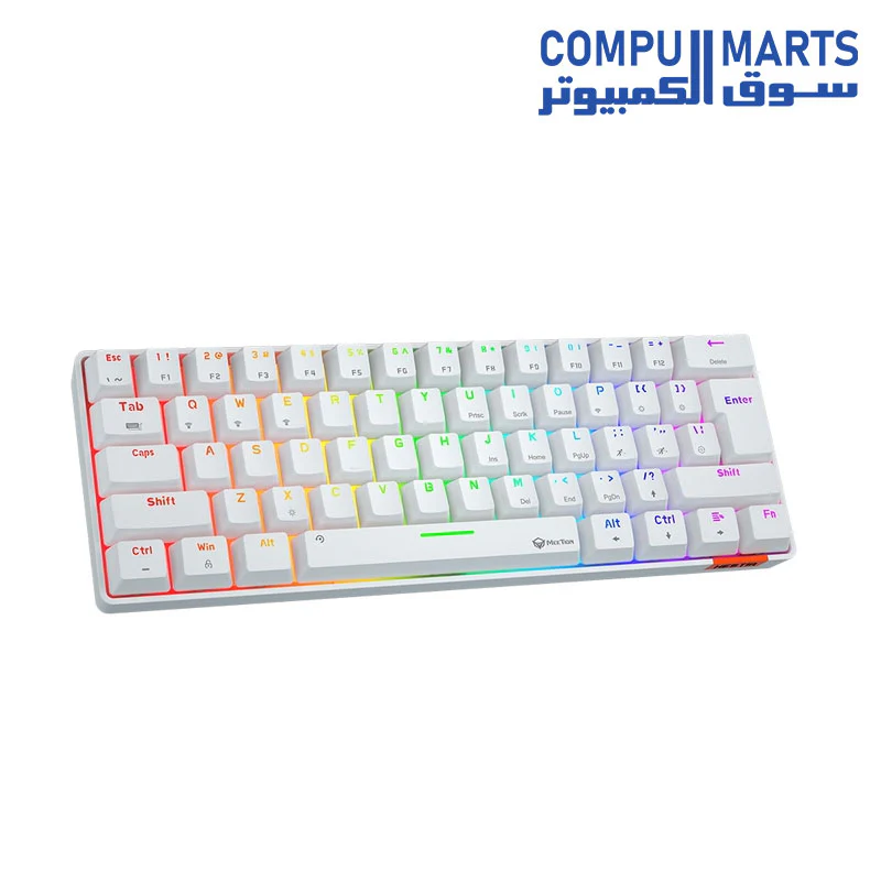 Meetion MK005BT 60% Blue switch Arabic Dual Mode Bluetooth  Mechanical Keyboard - Image 7