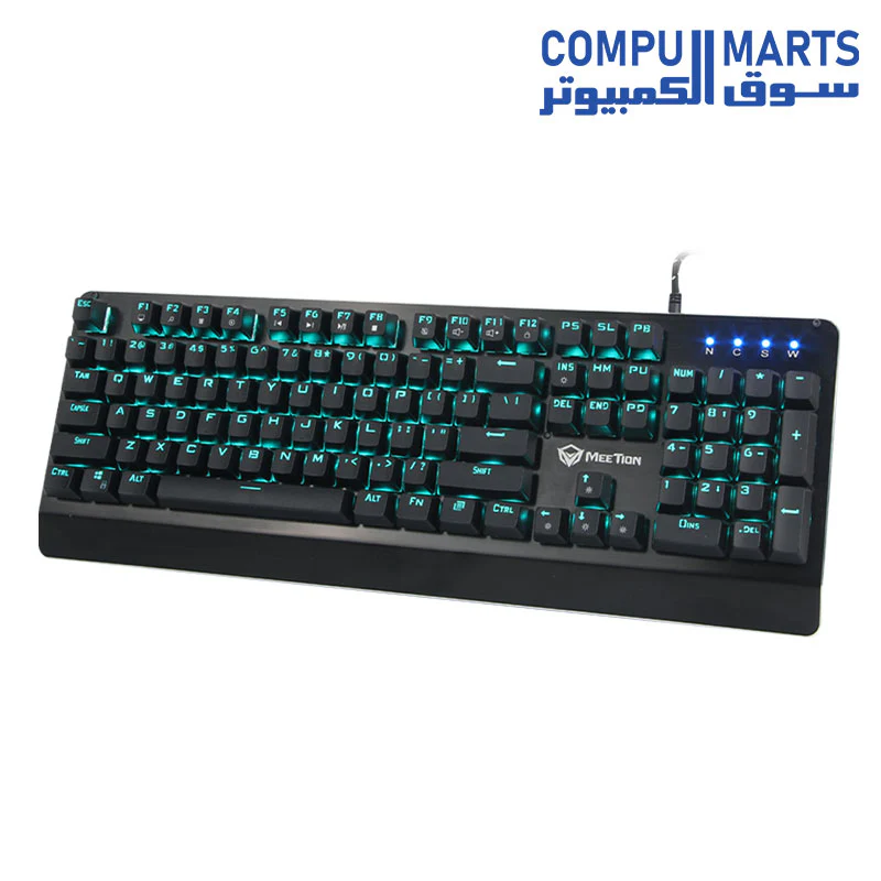 Meetion MK01 - Mechanical RGB Backlight Gaming Keyboard - Black - Image 2