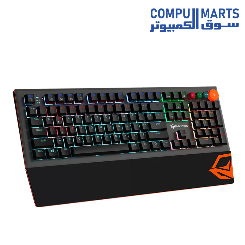 Meetion MK500 Blue switch Arabic Wired Mechanical Keyboard - Image 7