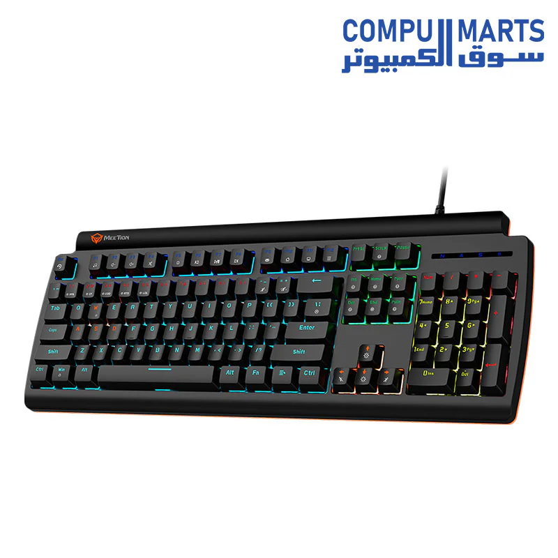 Meetion MK600 Arabic Wired Mechanical Keyboard (MT-MK600MX- MT-MK600RD) - Image 2