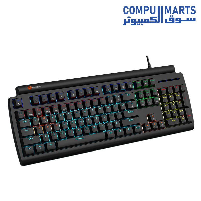 Meetion MK600 Arabic Wired Mechanical Keyboard (MT-MK600MX- MT-MK600RD) - Image 3