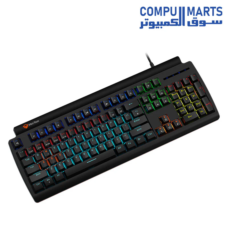 Meetion MK600 Arabic Wired Mechanical Keyboard (MT-MK600MX- MT-MK600RD) - Image 5