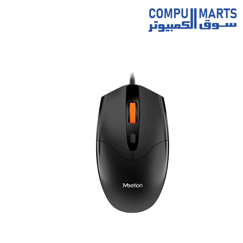 Meetion MT-M362 USB Wired Optical Computer Mouse -Black - Image 2