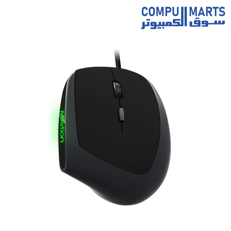 Meetion MT-M390 Wired Ergonomic Red light LED Vertical Mouse - Image 8