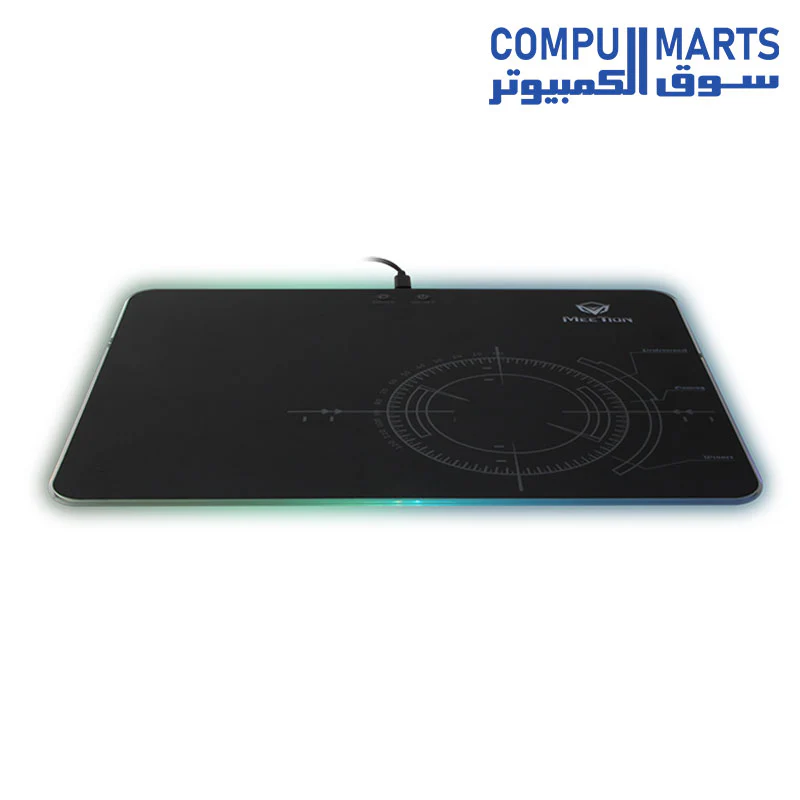 Meetion P010 Backlight Gaming Mouse Pad - Black - Image 5