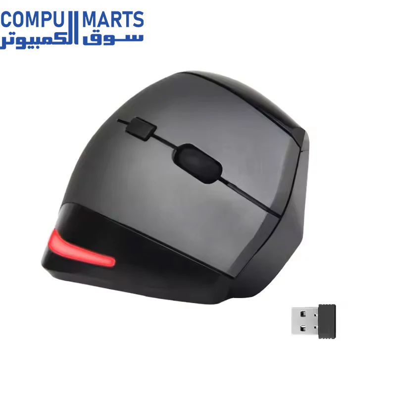 Meetion R380 Wireless Ergonomic Mouse Vertical Mouse Computer Laptop 2.4G Wireless Ergonomic Wireless Mouse - Image 2