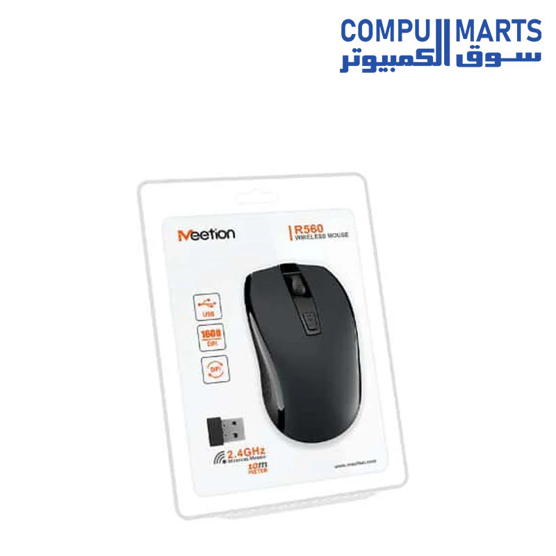 Meetion R560 Wireless Mouse 2.4Ghz 1600 DPI - Image 3