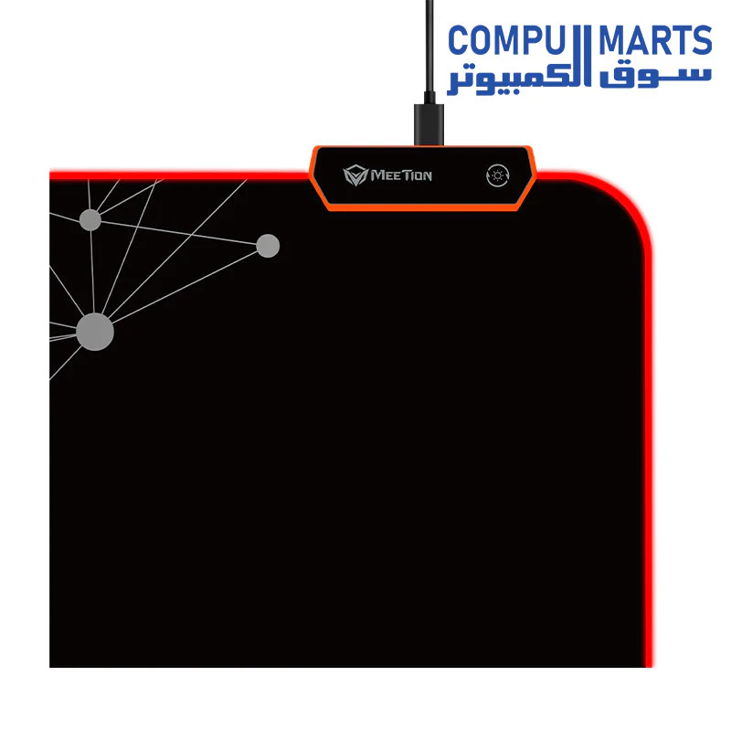 Meetion Rubber Led RGB Gaming Mouse Pad - MT-PD120 - Image 2