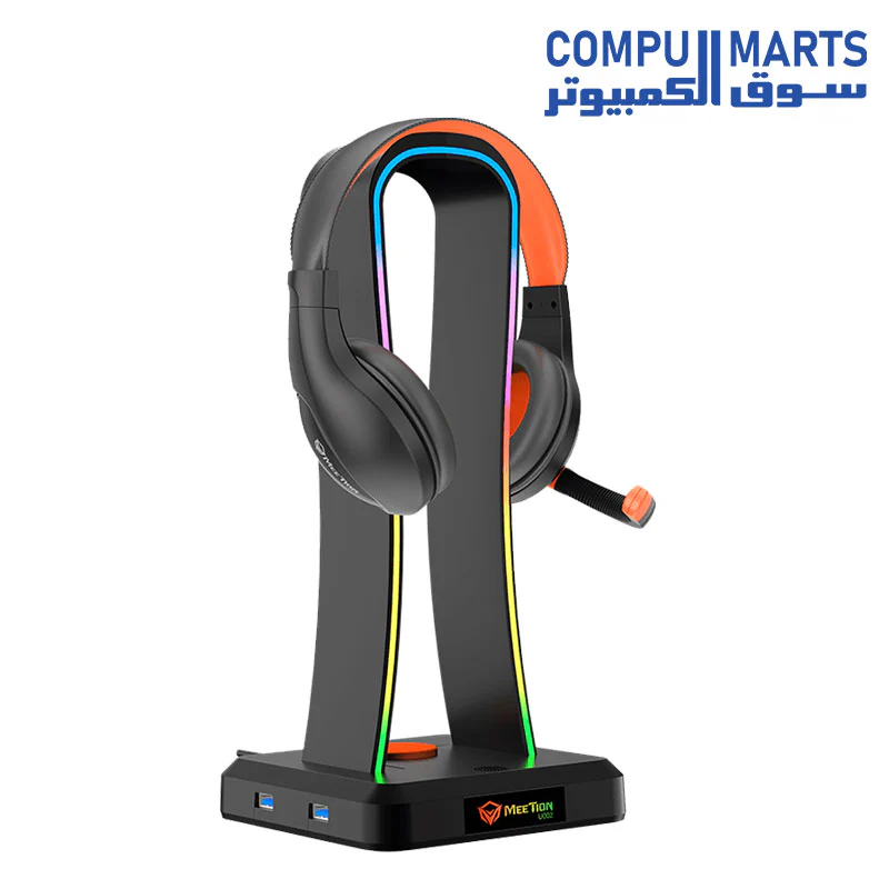 Meetion U002 RGB backlight Gaming Headset Stand - Image 5