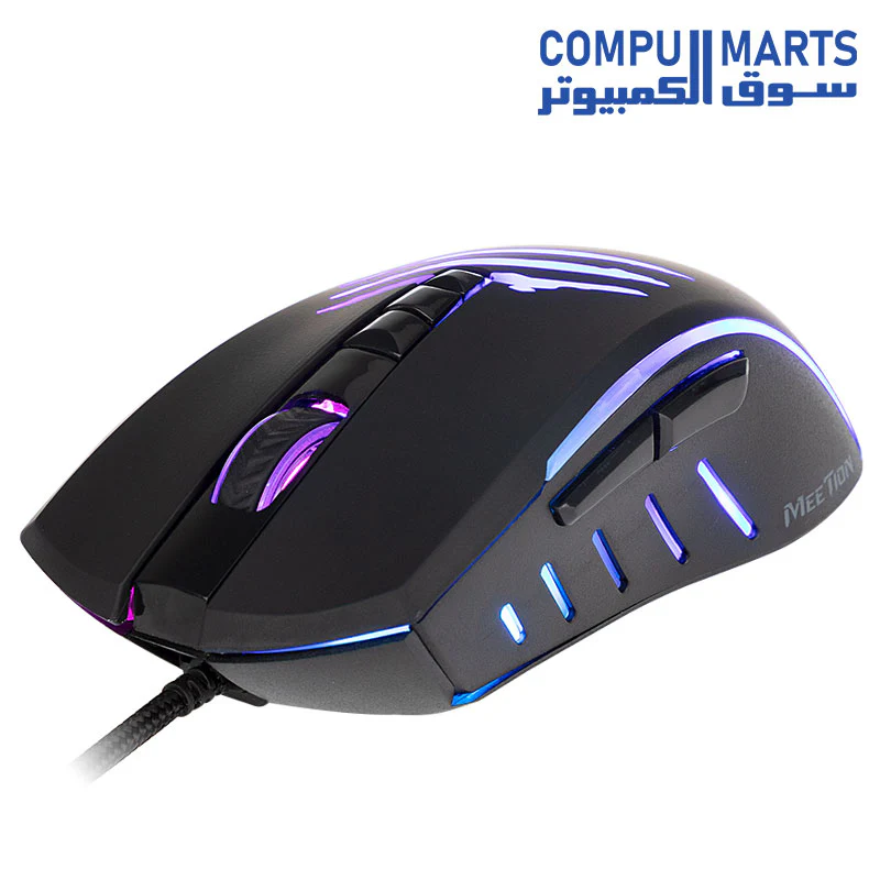 Meetion Wired Gaming Mouse And Pad Combo MT-C011 - Image 3