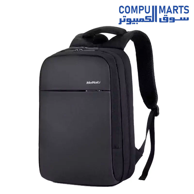 Meinaili 1802 -15.6-Inch Waterproof Laptop Backpack With Usb Charging Port/Black - Image 2