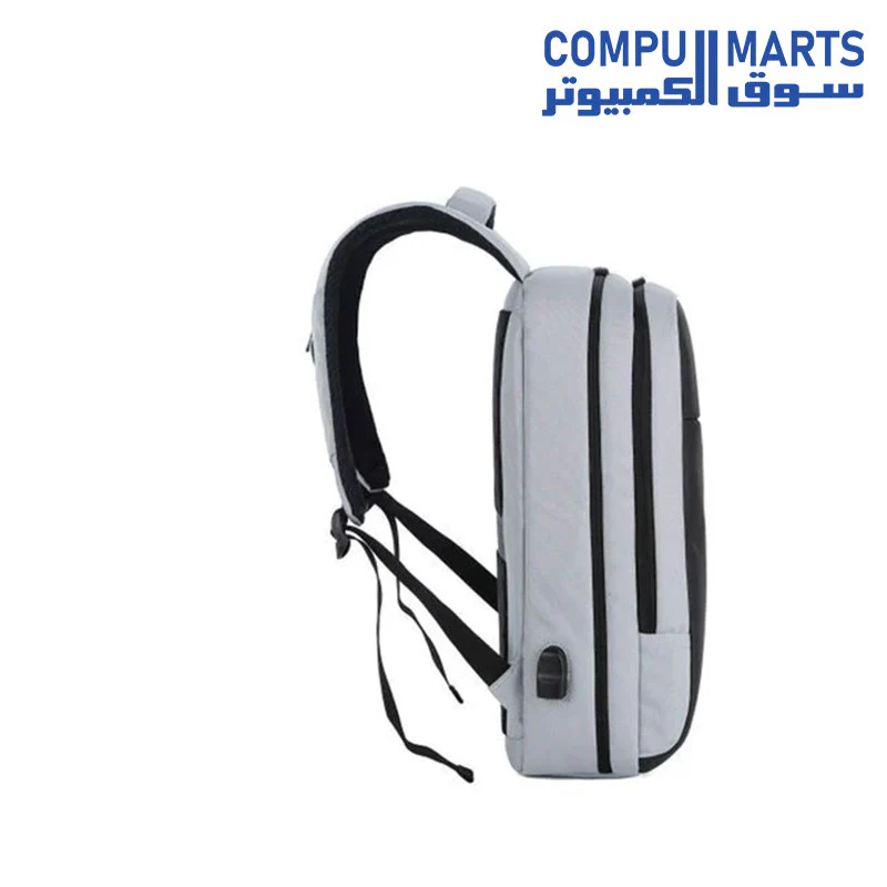 Meinaili 1802 -15.6-Inch Waterproof Laptop Backpack With Usb Charging Port/Black - Image 5