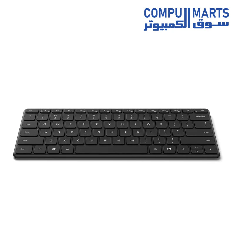 Microsoft 1954 Designer Compact Bluetooth Keyboard 21Y-00016 -Black - Image 2