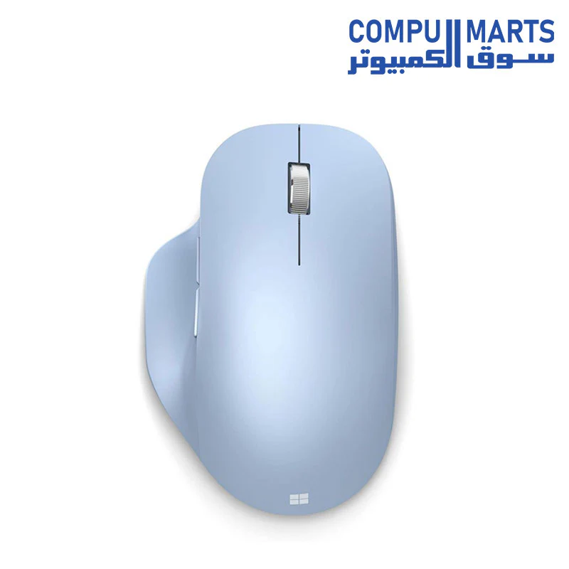 Microsoft Bluetooth Ergonomic Mouse - with comfortable Ergonomic design, thumb rest, up to 15months battery life. Works with Bluetooth enabled PCs/Laptops Windows/Mac/Chrome computers - Image 2