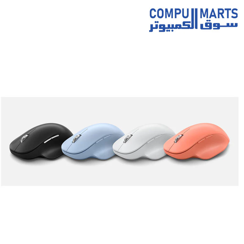 Microsoft Bluetooth Ergonomic Mouse - with comfortable Ergonomic design, thumb rest, up to 15months battery life. Works with Bluetooth enabled PCs/Laptops Windows/Mac/Chrome computers - Image 9