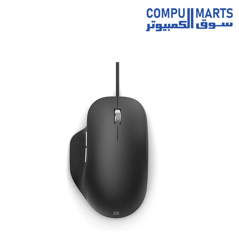 Microsoft Ergonomic Wired Mouse - Black - Image 2