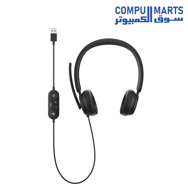 Microsoft Modern USB Headset XZ/AR/RU/UK Hdwr Black6ID00021 - Image 2