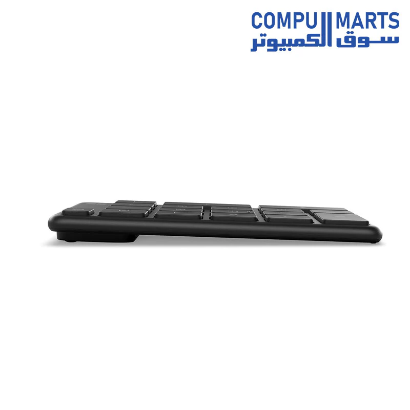 Microsoft Number Pad - Matte Black. Standalone Number Pad for Numeric Input. Wireless, Bluetooth 18-Key Number Pad with Up To 24 Months Battery Life - Image 4