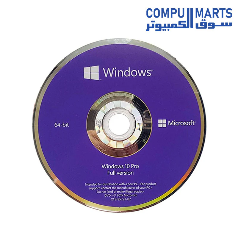 Microsoft Windows 10 Pro - Licence - 1 licence - OEM - DVD - 64-bit - anglais - Image 2