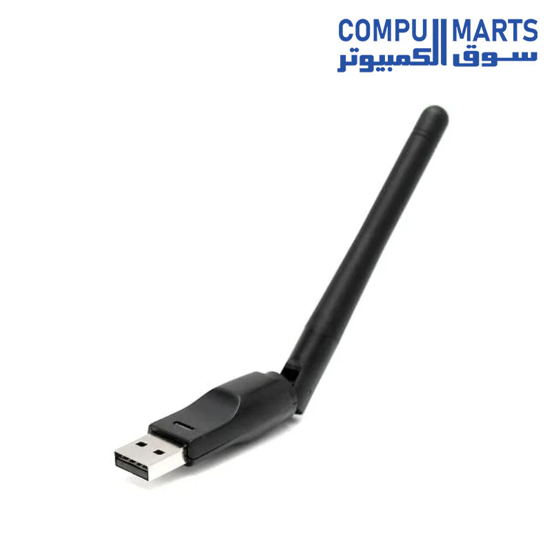 Mini USB WiFi Wireless LAN Adapter with Antenna ( 1200 Mbps 802.11n/g/b) - Image 2