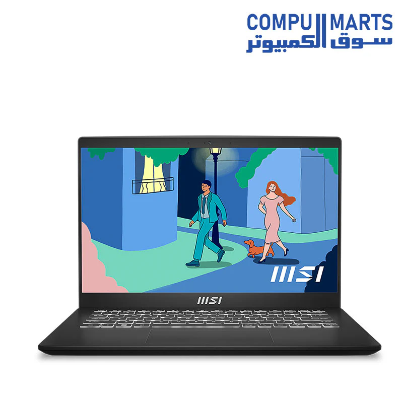 Modern 14 C12M-032 14" FHD Ultra Thin Intel Core i5-1235U-Intel Iris  Graphic-8GB DDR4 3200MHz -512GB SSD-14" FHD IPS 60Hz -WIN 11 - Image 2