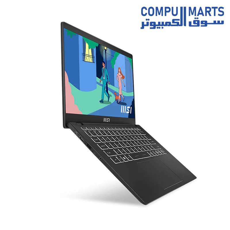 Modern 14 C12M-032 14" FHD Ultra Thin Intel Core i5-1235U-Intel Iris  Graphic-8GB DDR4 3200MHz -512GB SSD-14" FHD IPS 60Hz -WIN 11 - Image 3