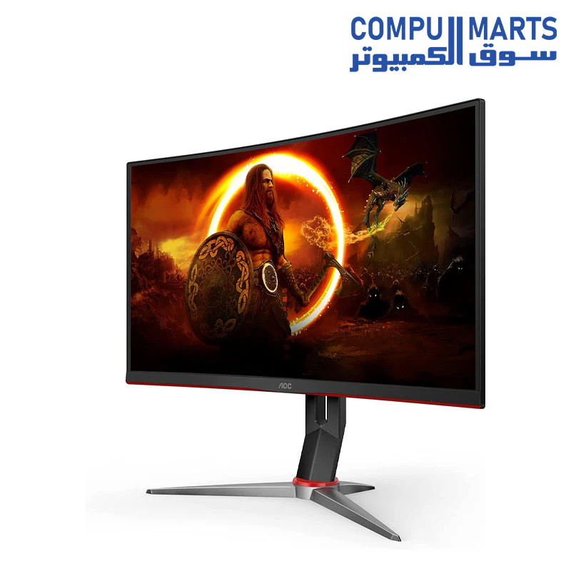 AOC C32G3E 31.5" inch VA 165Hz 1ms 1000R Curved Gaming Monitor - Image 3