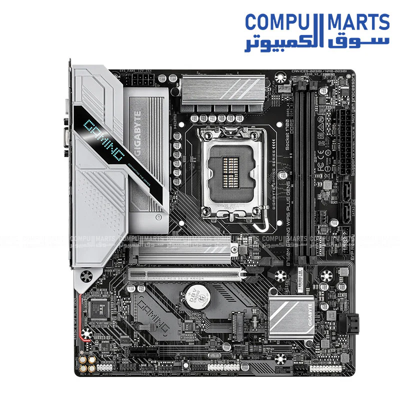 Gigabyte B760M Gaming WiFi6 Plus Gen5 Motherboard – Intel LGA1700, DDR5, PCIe 5.0, 2.5GbE LAN - Image 2