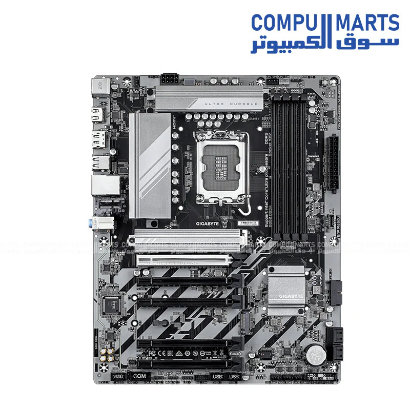 Gigabyte B860 DS3H Motherboard – Intel LGA1851, DDR5, PCIe 5.0, 2.5GbE LAN - Image 2