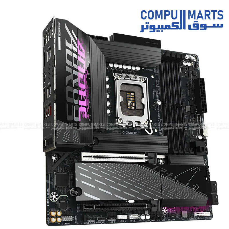 Gigabyte B860M AORUS ELITE Motherboard – Intel LGA1851, DDR5, PCIe 5.0, 2.5GbE LAN - Image 3