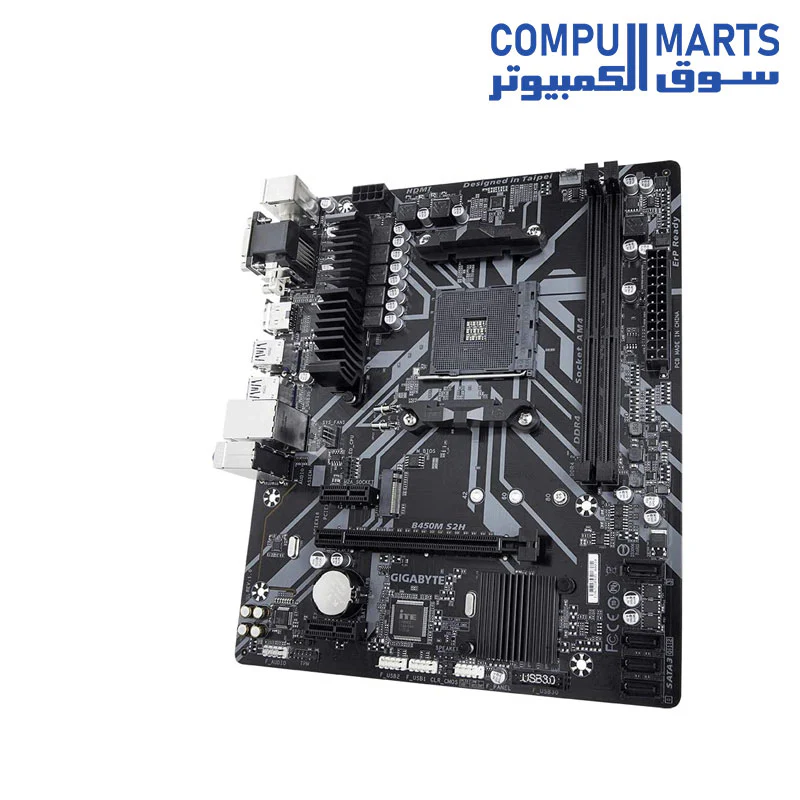 Motherboard Gigabyte B450M S2H AMD B450 Ultra Ryzen - Image 4