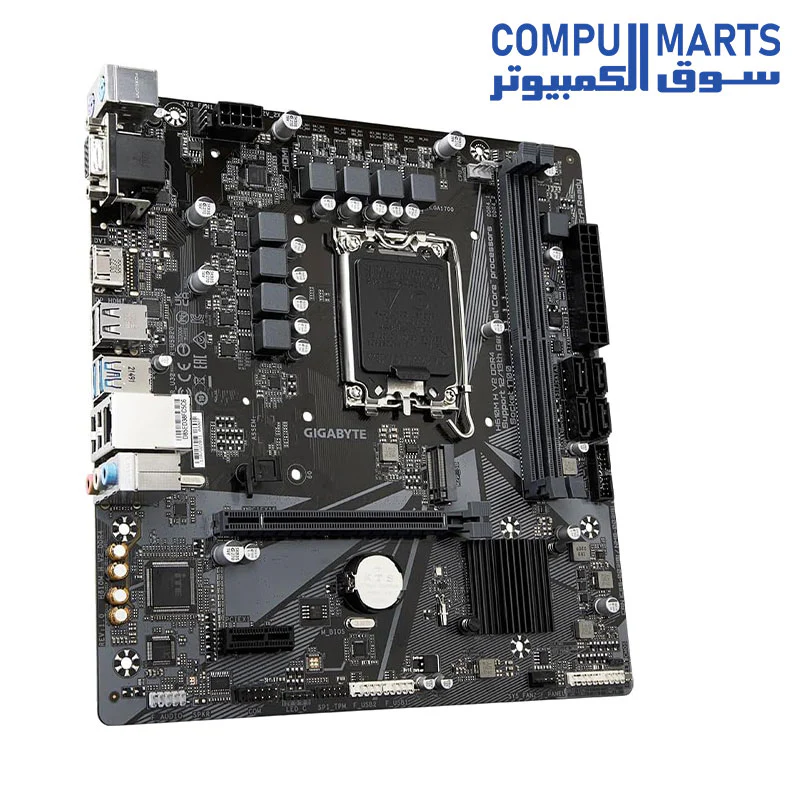 Motherboard GIGABYTE H610M H V2 DDR4 1.0 LGA 1700 mATX - Image 3