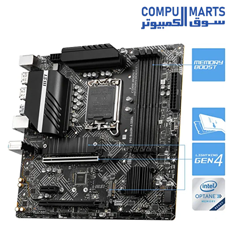 Motherboard MSI PRO B660M-A DDR4 LGA 1700 DDR4 - Image 4