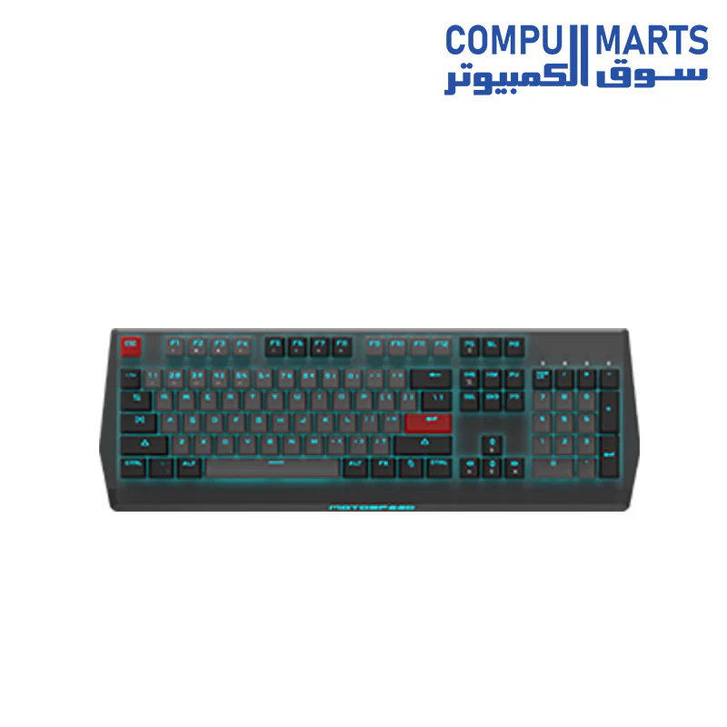 MotoSpeed CK74 Monochrome Optical Axis Mechanical Keyboard - Image 2