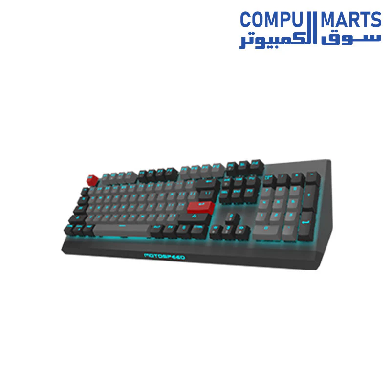 MotoSpeed CK74 Monochrome Optical Axis Mechanical Keyboard - Image 3