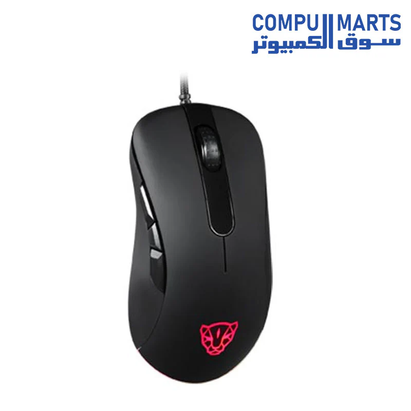 MOTOSPEED V100 RGB Backlight Wired Gaming Mouse Black - Image 2