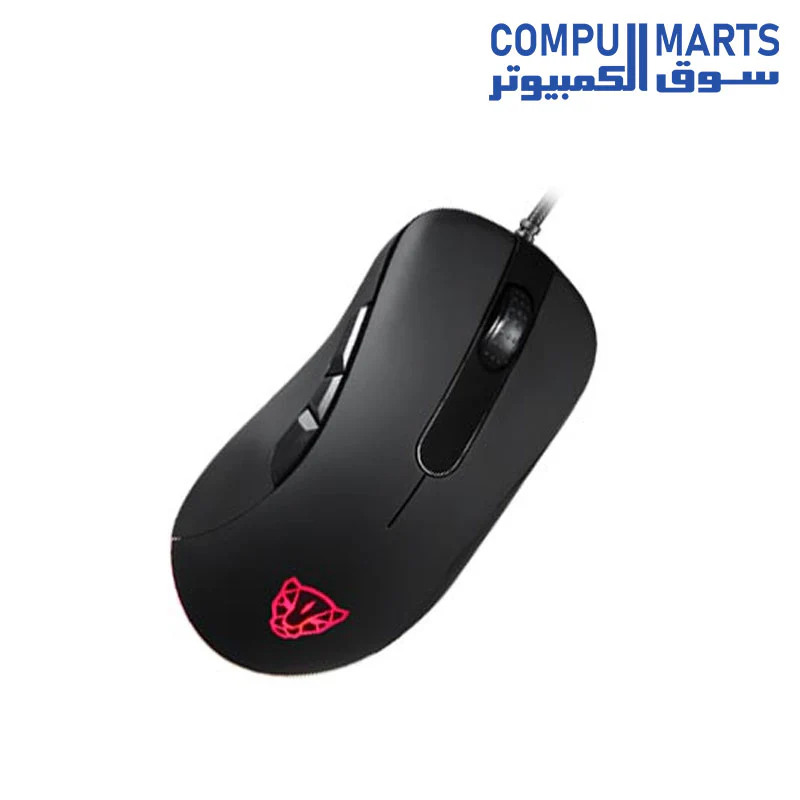 MOTOSPEED V100 RGB Backlight Wired Gaming Mouse Black - Image 4
