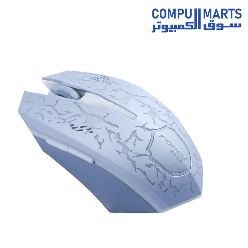 MOUSE FOREV FV-ST19 USB -GAMING - 3200 dPI METAL - LARGE LED RGB -MIXCOLOR - Image 2